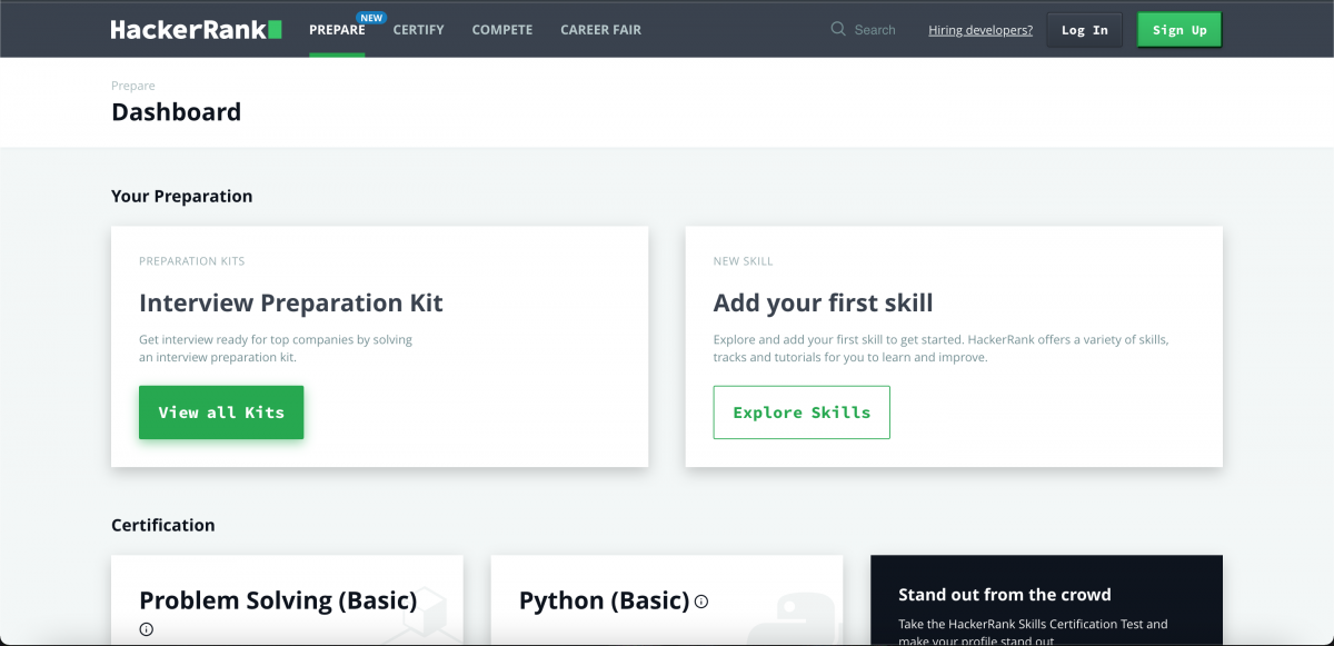 hackerrank about